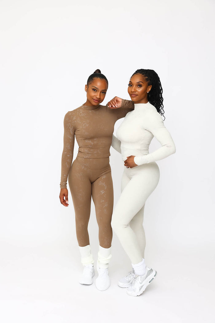 Compressed Leggings- brown