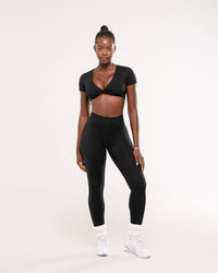 Scrunch Butt Leggings - Black
