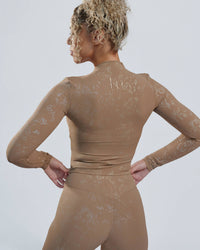 Compressed Long Sleeve - brown