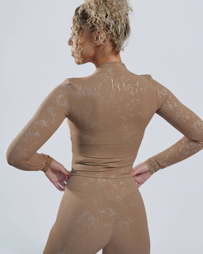 Compressed Long Sleeve - brown