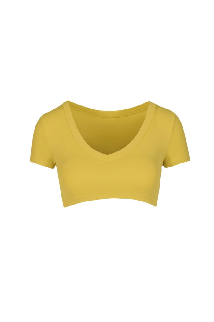 Crop V yellow