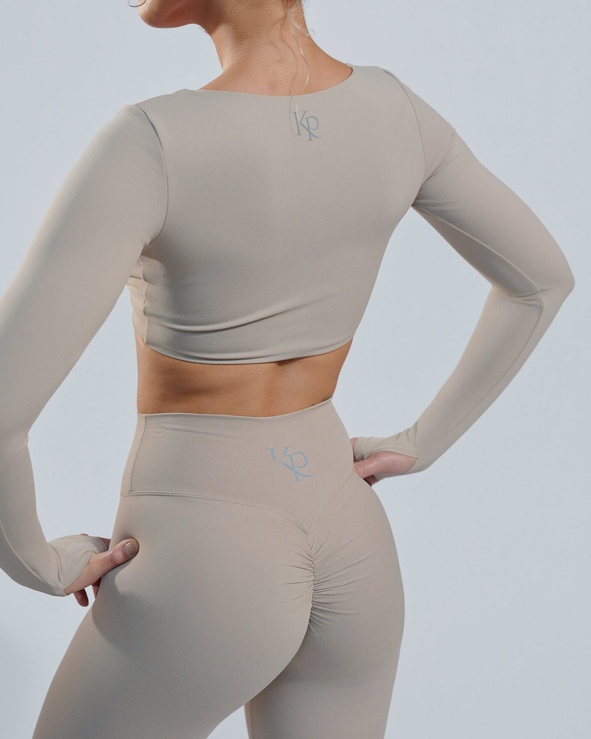 Light Scrunch Leggings Nude