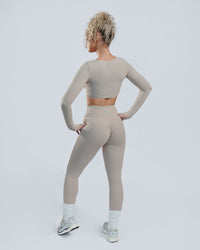 Light Scrunch Leggings Nude