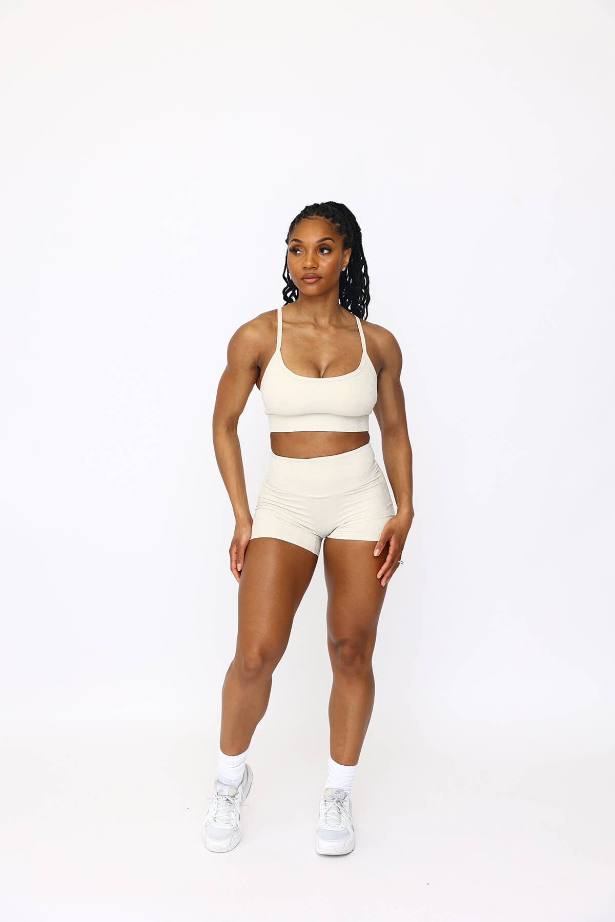 Compressed Shorts - Cream