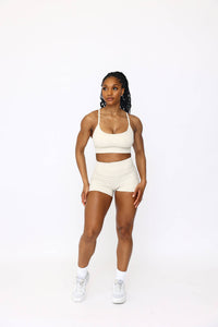 Compressed Shorts - Cream