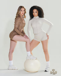 Compressed Shorts - Cream