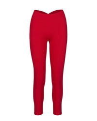 Scrunch Butt Leggings - Red