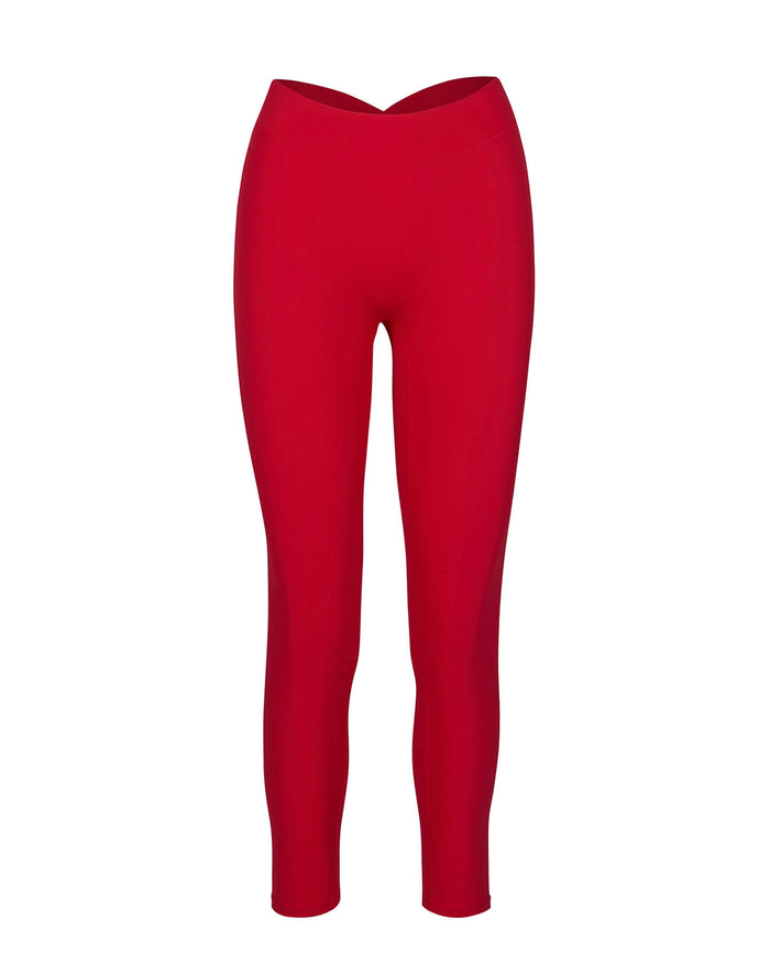 Scrunch Butt Leggings - Red