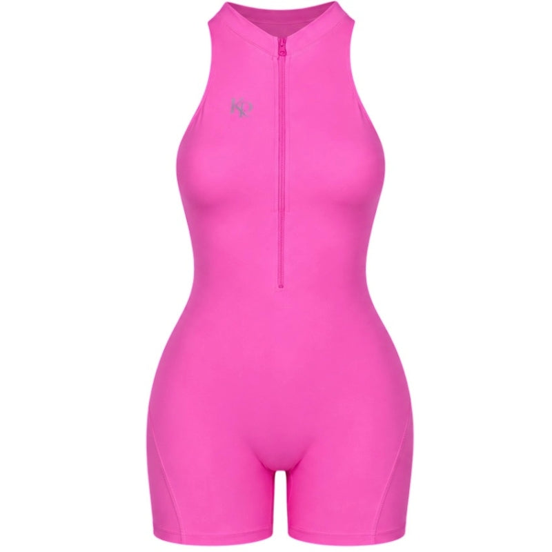 Sculpted Backless Short- pink
