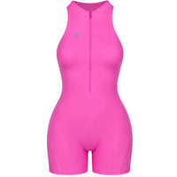 Sculpted Backless Short- pink