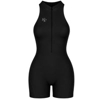 Sculpted Backless Short - Black