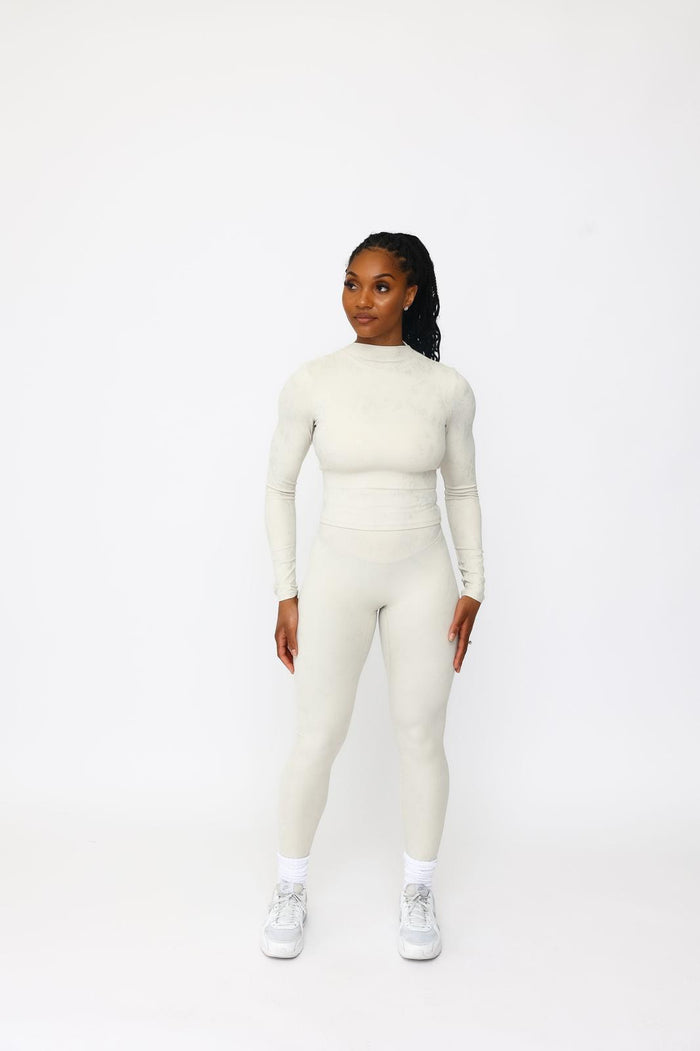 Compressed Leggings- cream