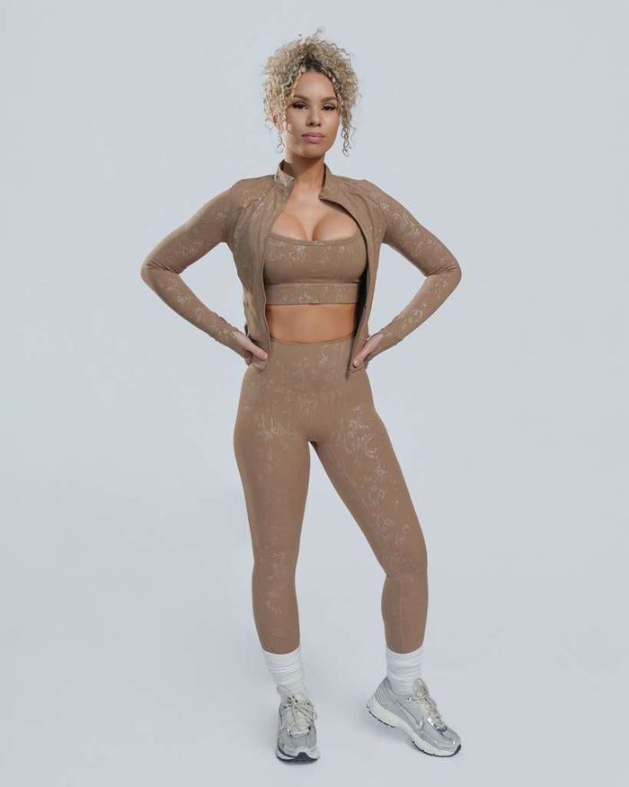 Compressed Leggings- brown