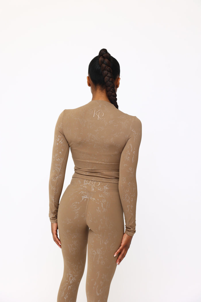 Compressed Long Sleeve - brown